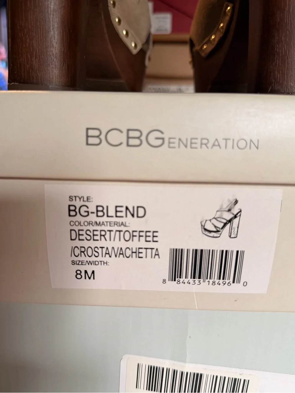 BCBGeneration platform slingback